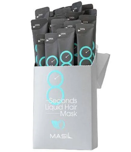 Экспресс-маска для объема волос "Салонный эффект" MASIL, 8 мл * 1 шт