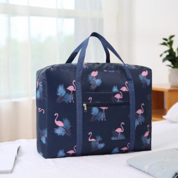 Складная сумка для багажа "Фламинго"