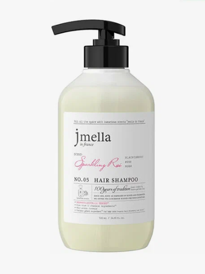 Парфюмированный шампунь для всех типов волос "Сверкающая роза" JMELLA, 500 МЛ 