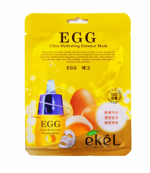 Увлажняющая маска для лица с яичным экстрактом EKEL , 25 мл