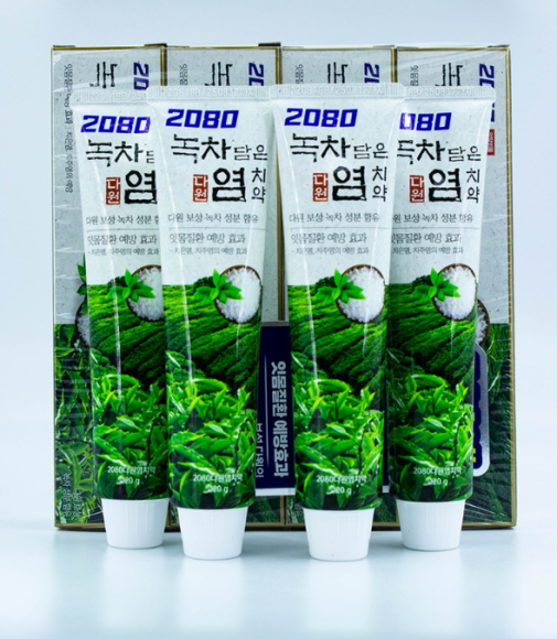Зубная паста с морской солью и экстрактом зеленого чая DEN 2080, 1 шт.* 120 г