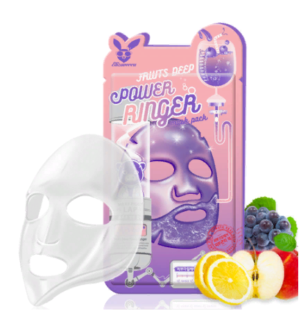 Противовоспалительная маска для лица с фруктовыми экстрактами ELIZAVECCA, 23 ml
