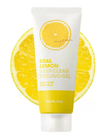 Пилинг- гель для лица для глубокого очищения с лимоном FARMSTAY, 100 мл